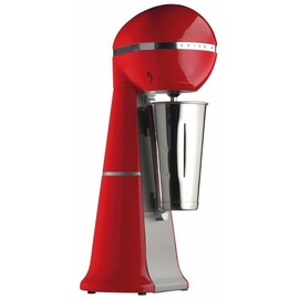 drink mixer stainless steel red suitable for cup height 110 - 180 mm  | plastic whisk | stainless steel whisk product photo