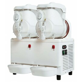 slush machine | soft ice cream machine Granismart Evolution II coolable | 2 containers 2 x 5 ltr  H 680 mm product photo