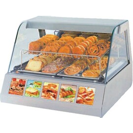 hot counter VVC 800 2 x GN 1/1 illumination 350 watts 230 volts  L 800 mm  B 730 mm  H 600 mm product photo