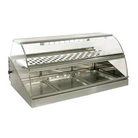 heated self-serve display case Mercado H3 for 3 x GN 1/1 product photo