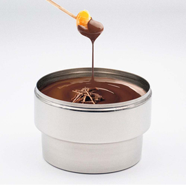 chocolate warmer | chocolate melter 230 Volt 400 Watt 1,8 ltr Ø 170 mm H 200 mm product photo  S