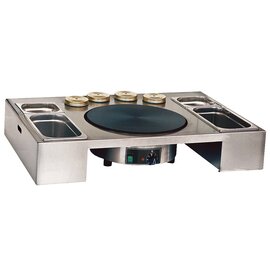 crepe station ECONOMIC with 1 baking plate gas 7000 watts product photo