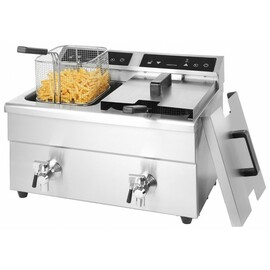 induction fryer 2x 8 Litre 16 ltr | 2 x 230 volts 2 x 3.5 kW product photo