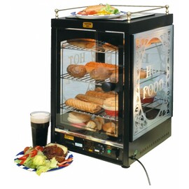 heated show case Queen black illumination 800 watts 230 volts  L 430 mm  B 430 mm  H 700 mm product photo