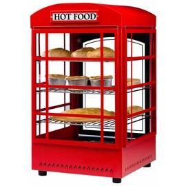 heated show case Phone Box red 800 watts 230 volts  L 430 mm  B 430 mm  H 700 mm product photo