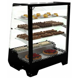 refrigerated vitrine TOWER black 230 volts | 3 shelves product photo