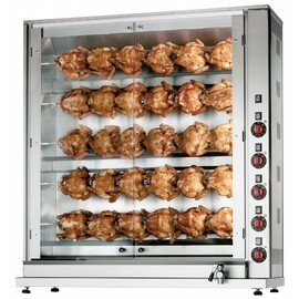 chicken grill E-30P-S5 | 1160 mm  x 450 mm  H 1250 mm | 5 skewers product photo