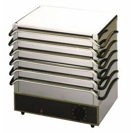 set of warming plates Servotherm VI with 6 warming plates 650 watts 400 mm  x 215 mm product photo