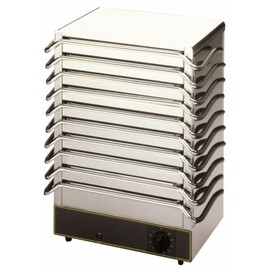 set of warming plates with 10 hot plates 1300 watts 400 mm  x 215 mm product photo