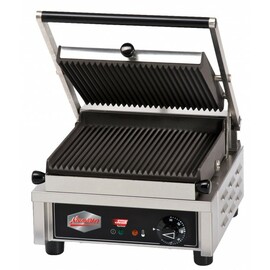 multi contact grill I | 230 volts | enamelled cast iron • grooved • grooved product photo