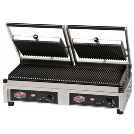 multi contact grill III | 230 volts | enamelled cast iron • grooved • grooved product photo