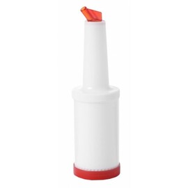 portioner 800 ml plastic white red product photo