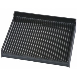 changeable grill plate, bottom, grooved Multi Kontakt Grill I | grey cast iron • grooved product photo