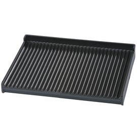 changeable grill plate, bottom, grooved Multi Kontakt Grill II | grey cast iron • grooved product photo