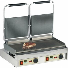 contact grill Kamtschatka Grill | 400 volts | cast iron • smooth • grooved product photo