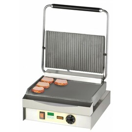 contact grill Chopper Grill | 230 volts | cast iron • smooth • grooved product photo