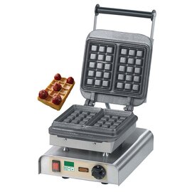 waffle iron Brüsseler Waffel I  | wafer size 165 x 105 x H 28 mm (2x)  | 2200 watts 230 volts product photo