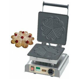 waffle iron Heart Waffle, big I  | waffle size Ø 210 x h 5 mm  | 2200 watts 230 volts product photo