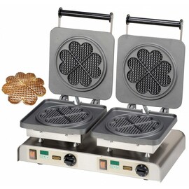 waffle iron Sunnywaffel II non-stick coated  | waffle size 190 x H 8 mm (2x)  | 4400 watts 400 volts product photo