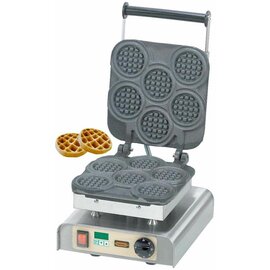 waffle iron  | wafer size Ø 80 x h 16 mm (6x)  | 2200 watts 230 volts product photo