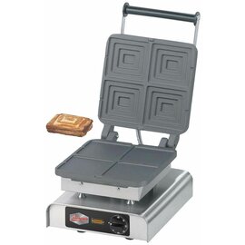 waffle maker | sandwich maker ECO non-stick coated  | wafer size 115 x 125 x h 25 mm (4x)  | 2200 watts 230 volts product photo