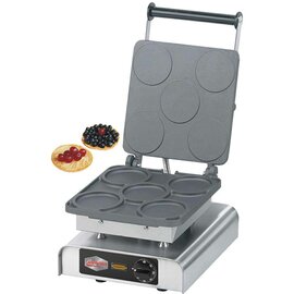 waffle iron ECO non-stick coated  | wafer size Ø 100 x h 9 mm (5x)  | 2200 watts 230 volts product photo