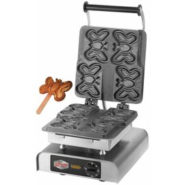 waffle iron ECO  | wafer size 106 x 133 x 24 mm (4x)  | 2200 watts 230 volts product photo