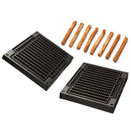set of baking plates SWiNG Baking System waffle fries non-stick coated | waffle size 120 x Ø 12 mm (17x) product photo