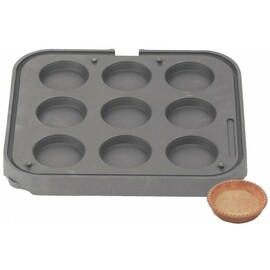 Tartlet Baking Plates T9 non-stick coated  | wafer size Ø 75 - 90 x h 20 mm (9x) product photo