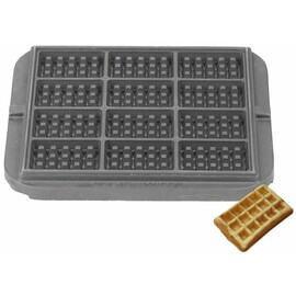 Tartlet Baking Plates cream waffle non-stick coated  | wafer size 60 x 80 x 25 mm (12x) product photo