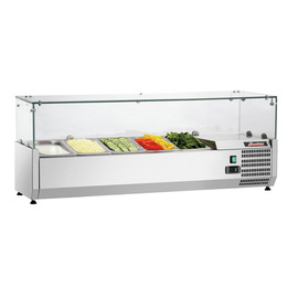 refrigerated countertop unit for 5 x GN 1/4 - 150 mm | static cooling product photo  S