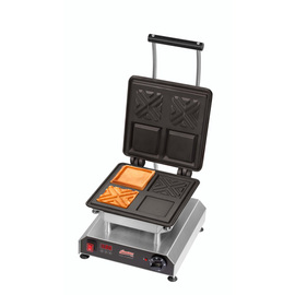 waffle iron incl. interchangeable baking plate X waffle | non-stick coated product photo