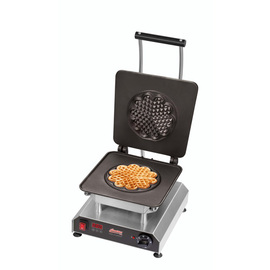 waffle iron incl. interchangeable baking plate heart small | non-stick coated product photo