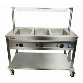 Bain Marie trolleyà BT-2à suitable for 2 x GN 1/1 - 150 mm | 2000 watts product photo