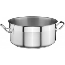 stewing pan Ina INA 2.5 ltr stainless steel  Ø 200 mm  H 90 mm  | stainless steel handles product photo