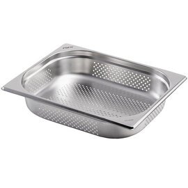 GN container GN 1/2  x 200 mm BASIC LINE perforated stainless steel product photo