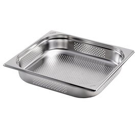 GN container GN 2/3  x 200 mm BASIC LINE perforated stainless steel product photo