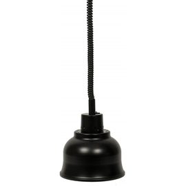 heat lamp CURTIS 250 watts light mtal black Ø 225 mm H 840 mm - 1910 mm | light colour red product photo