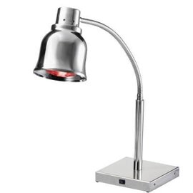 warm keeping lamp PLC 250 stainless steel | light colour red  Ø 170 mm  L 220 mm  B 220 mm  H 650 mm product photo