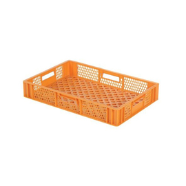 bakery crate orange perforated | 600 mm x 400 mm H 99 mm product photo