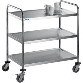 serving trolley|clearing trolley BASTIAN  | 3 shelves  L 860 mm  B 540 mm  H 940 mm product photo