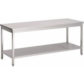 work table GRETA 40 mm at the back bottom shelf 1000 mm 700 mm Height 850 mm product photo