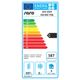 refrigerator GN 600 TNB white | static cooling | 537 ltr product photo  S