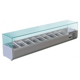 countertop cooling vitrine VRX 2000 incl. 9 containers GN 1/3 - 150 mm product photo