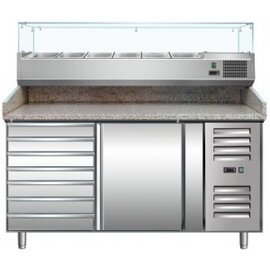 pizza station PZ 1610 350 watts 221 ltr  | 7 drawers  | 6 GN containers product photo