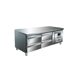 undercounter cooling table UGN 2140 TN | 4 drawers | 1360 mm x 700 mm H 650 mm product photo