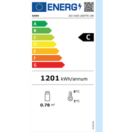 refrigerated display cabinet LISETTE 100 85 ltr 230 volts product photo  S