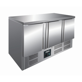 refrigerated work table VIVIA S 903 S/S TOP 230 watts | 3 solid doors product photo