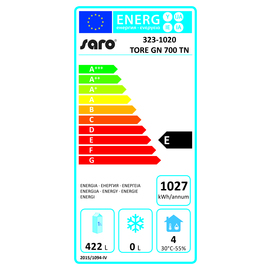 refrigerator TORE GN 700TN 685 ltr | convection cooling | door swing on the right product photo  S