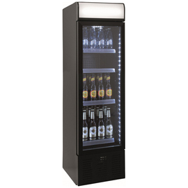beverage fridge DK 105 with glass door black | static cooling product photo